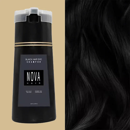 FORTIS™ NovaHair Dye Shampoo - Natural Gray Hair Coverage in One Easy Wash