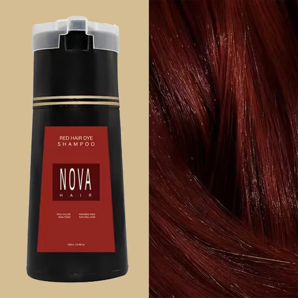 FORTIS™ NovaHair Dye Shampoo - Natural Gray Hair Coverage in One Easy Wash