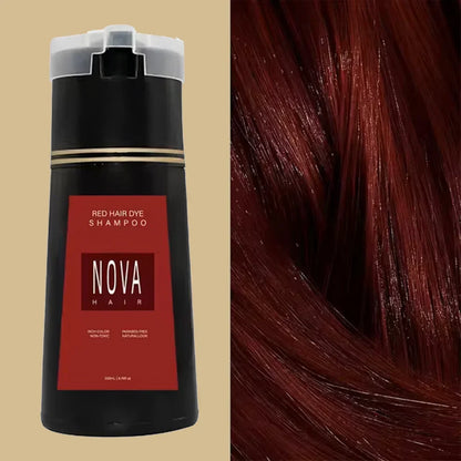 FORTIS™ NovaHair Dye Shampoo - Natural Gray Hair Coverage in One Easy Wash