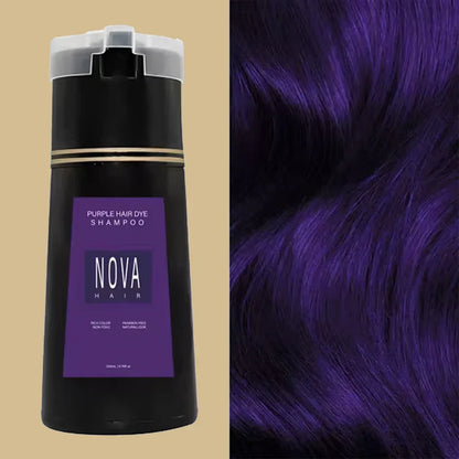 FORTIS™ NovaHair Dye Shampoo - Natural Gray Hair Coverage in One Easy Wash