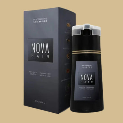 FORTIS™ NovaHair Dye Shampoo - Natural Gray Hair Coverage in One Easy Wash